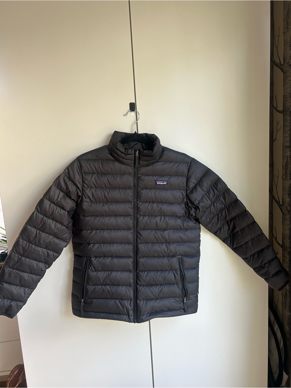 Patagonia Kids Black Lightweight Down Puffer Jacket